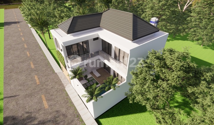 New Tropical Mediterranean Villa Near Yeh Gangga Beach Bali