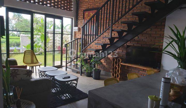 Really Cool Villa with Sea View, Mountains, Rice Fields, Furnished in Gianyar, Bali 1