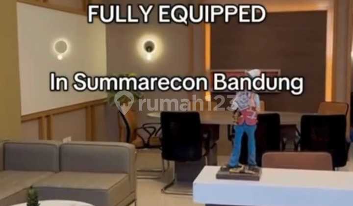 Rent Beautiful Luxury Well-Maintained Ready to Occupy Fully Furnished Suitable for Office 3-Story Building in Summarecon Bandung