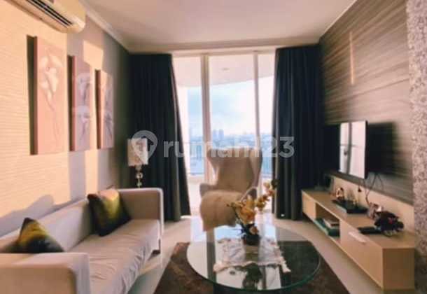 Dijual Apartemen Cantik Lux Bagus Terawat Siap Huni Full Furnished Lantai 10 Ada Ruang Tamu Makan Dapur Service di Apartemen Mansion Jakarta