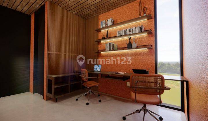 Dijual Villa 2 Lantai Furnish View Sawah Abadi di Canggu Bali 2