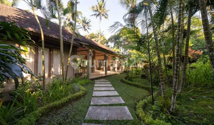 Dijual Super Buc Villa Bagus Sejuk Tenansiap Huni Full Furnshed 30 Menit ke Central Ubud di Ubud Bali