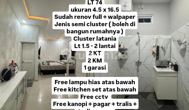 Dijual Rumah Cakep Murah 2 Lantai Siap Huni Butuh Segera