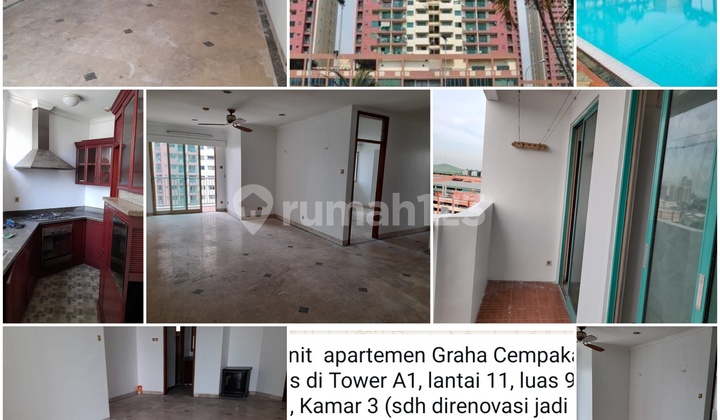 Cheap Sale Cempaka Mas Apartment Central Jakarta Kemayoran KPA Can Own Immediately Near Busway