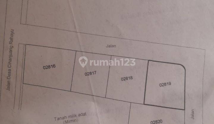 MURAH dan STRATEGIS Tanah SHM di Cihanjuang Bandung Barat 2