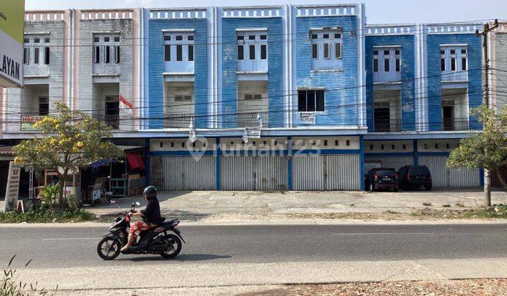 Ruko 3 Lantai Kosong Dijual di Jl. Harapan Raya Dekat Alam Mayang Pekanbaru 1