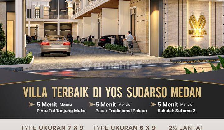 Dijual Cepat Villa Mulia Town House 2 Jalan Yos Sudarso 1