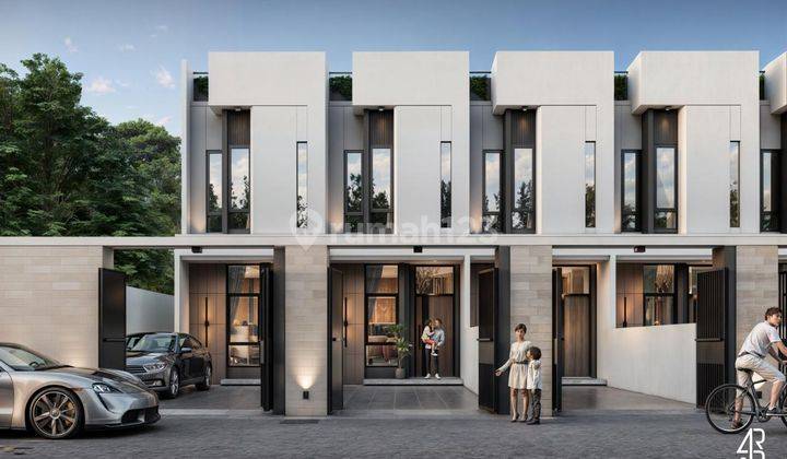 Townhouse Modern Minimalis Jalan Pandan Komplek Krakatau Ville 2