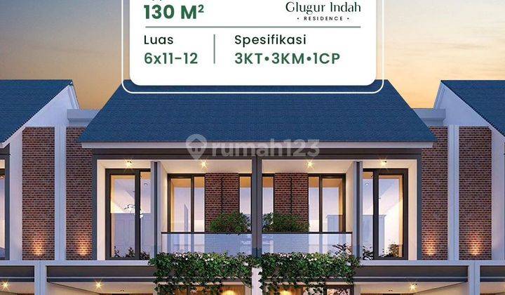 Rumah Baru Komplek Glugur Indah Residence Jalan Yos Sudarso Medan 2