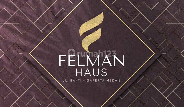 Rumah Baru Komplek Felman Haus Siap Huni Daerah Gaperta Helvetia