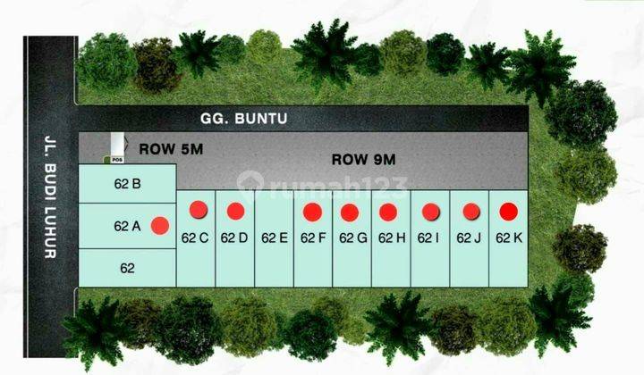 Dijual Rumah Komplek Royal Palace Jalan Budi Ruhur 2