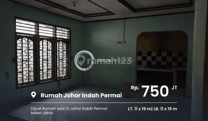 Dijual Rumah Luas di Johor Indah Permai Medan Johor 1