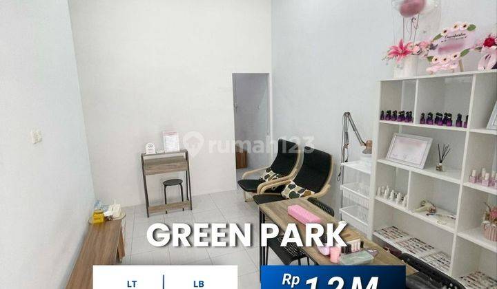 Dijual Murah Rumah Jalan Stm Ujung Komplek Green Park Type Maple 1