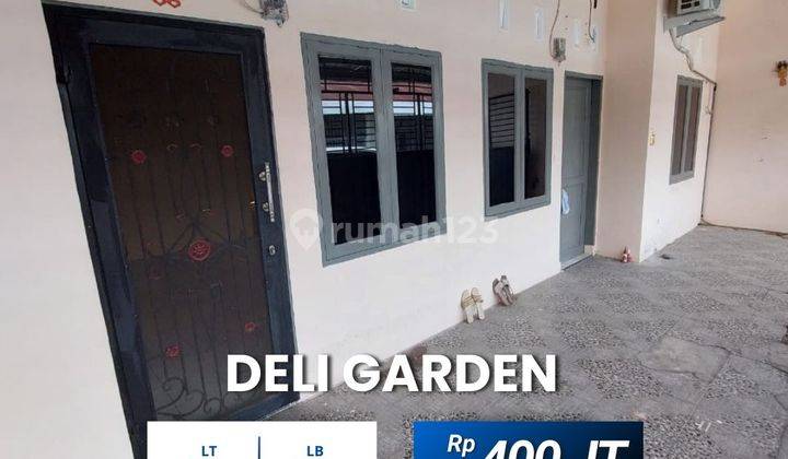 Dijual Rumah Gandeng Siap Huni Komplek Deli Garden 1