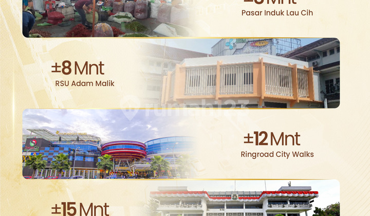 Rumah Baru Komplek Imperial Garden Daerah Setiabudi Medan