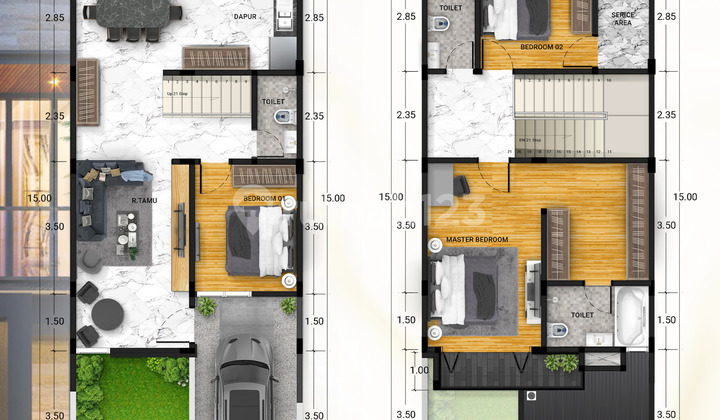 Pacific Palace Complex New House Area Pasar 1 Sunggal