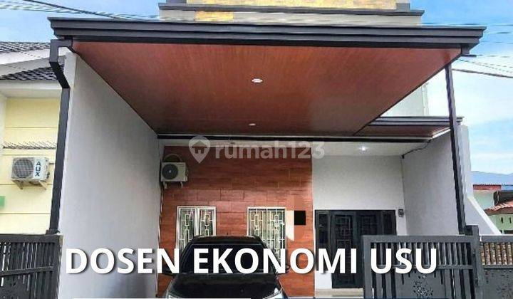 Disewa Rumah Hook Komplek Dosen Ekonomi Usu Jalan Flamboyan Raya 1