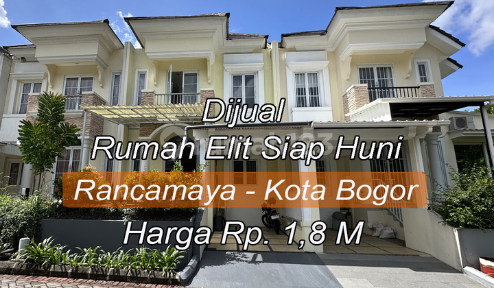  Dijual Cepat Rumah Modern Type Europe di Kawasan Rancamaya Cluster Summit.