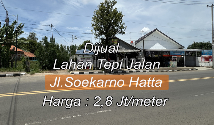 Dijual Tanah SHM Pinggir Jalan Utama Jl. Soekarno Hatta di Indramayu Jalan Arteri Utama. Dijual Tanah SHM Pinggir Jalan Utama Jl. Soekarno Hatta di Indramayu Jalan Arteri Utama.