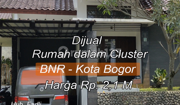 Dijual Rumah Siap Huni pada Kawasan Elit BNR The Jungle di Kota Bogor. Dekat dari Pintu / Exit Tol