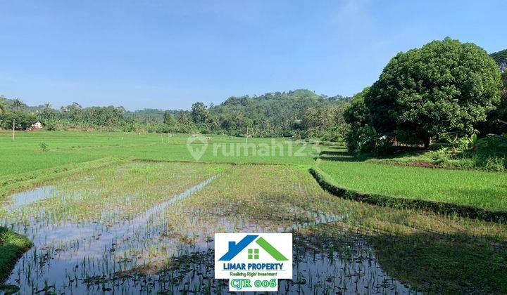 Tanah Luas Dengan View Perbukitan , Sawah Dan Danau di Cianjur 1