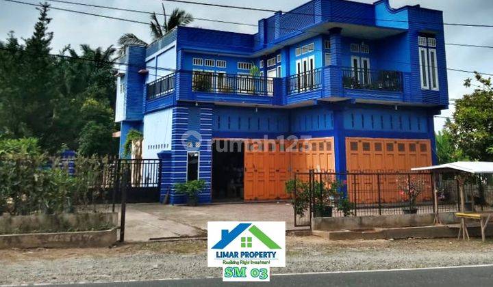 Rumah Bisa Untuk Tempat Usaha Pinggir Jalan Lintas Sumatera 1