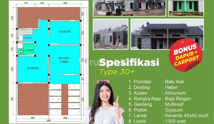 Rumah Subsidi Dijual Tampa Dp  2