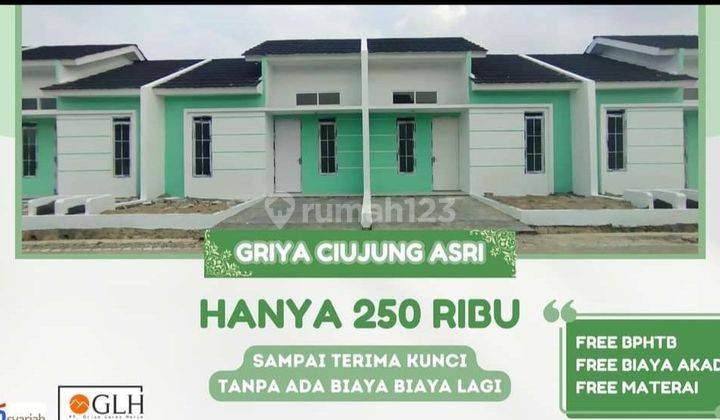 Rumah 2 Kamar Tidur 1 Kamar Mandi Dijual Tampa Dp  2