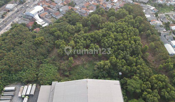 DIJUAL TANAH ada Bangunan Gudang Pinggir Jalan di Lemah Abang, Cikarang Jawa Barat 2