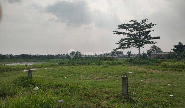 Dijual Tanah Darat Saja 1700 M2 di Setu Bekasi SHM Hoek Nego 1