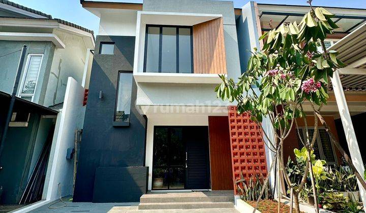 Dijual Rumah Model Fasad Modern Minimalis di Bsd 1