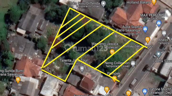 Dijual Tanah Raya Muchtar Sawangan Depok Area Komersial Ngantong 1