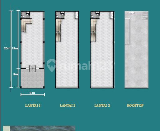 Ruko Pik 2 Marina Bay Boulevard Tipe Beijing 6X20 bisa Cicil