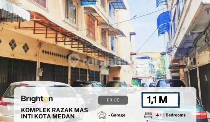 Dijual Ruko Hook/Sudut Komplek Razak Mas Daerah Jl.GatotSubroto 