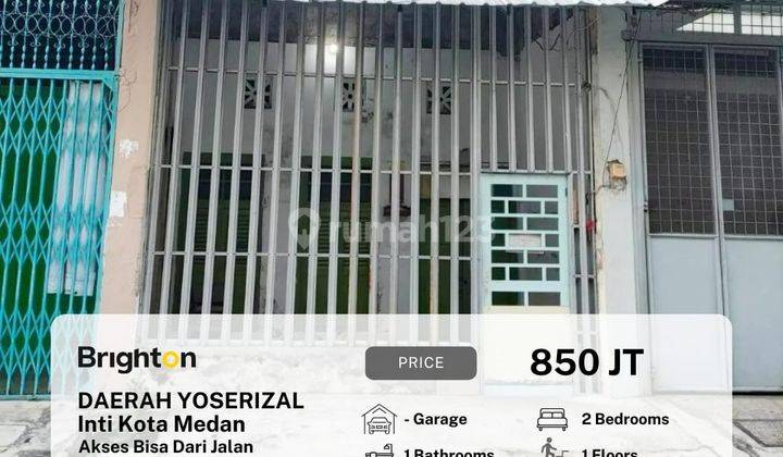 Rumah Petak Inti Kota Medan 1 Menit Dr Jalan Yoserizal  1