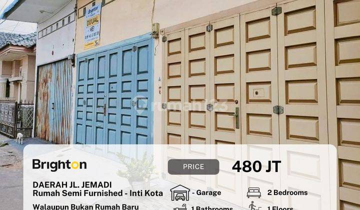 Rumah Petak Semi Furnished Daerah Jemadi Krakatau 1