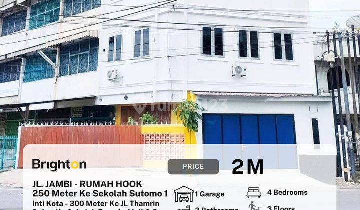 Rumah Hook Sudut Jalan Jambi Jalan G.b.joshua Inti Kota  1