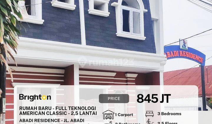 Abadi Residence Full Teknologi American Classic Jalan Abadi 1