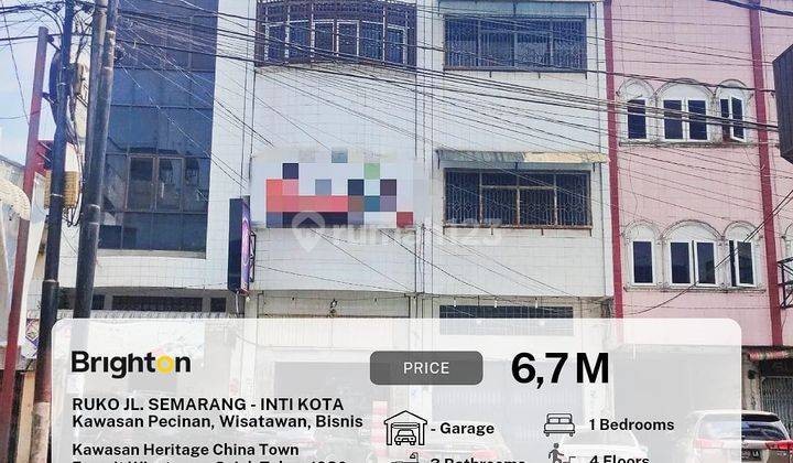 Ruko Jalan Semarang Inti Kota Kawasan Pecinan, Wisatawan , Bisnis 1