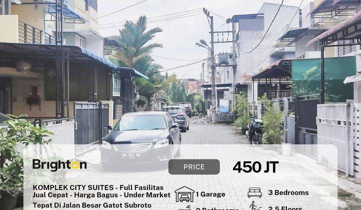 Rumah 2,5 Lantai Siaphuni Komplek City Suites Jalan Gatsu Km 10,5 1