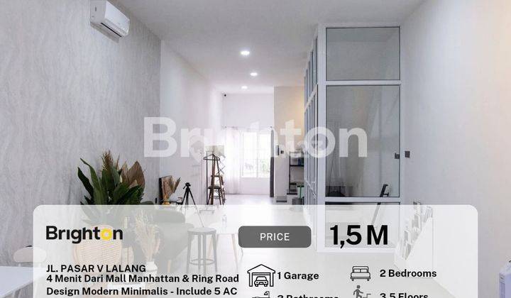 Ruko Minimalis Modern Jl. Pasar V Lalang siap Huni semi Furnishe  1