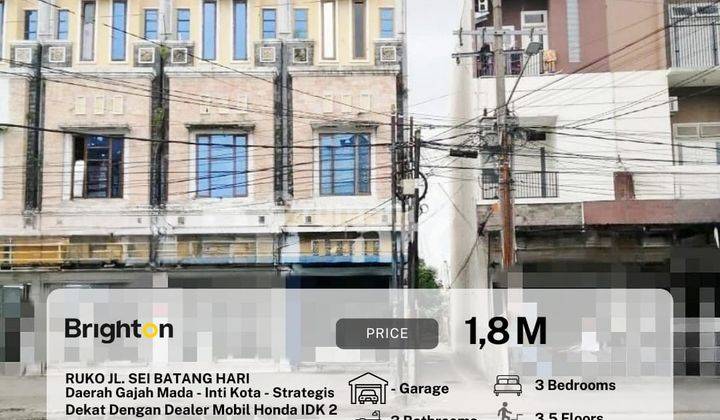 Ruko Dengan Space Parkir Panjang Siap Bukausaha Jl.sei Batanghari 1