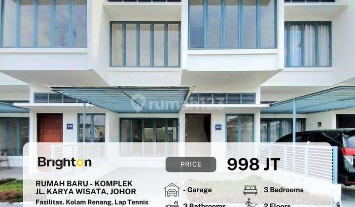 Rumah Baru Lebar6 M -Jl.KaryaWisata Johor-SiapHuni-FullFasilitas  1