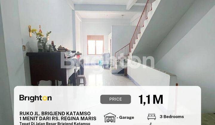 Ruko Lokasi Ramai Strategis Harga Affordablejl Brigjend Katamso 1