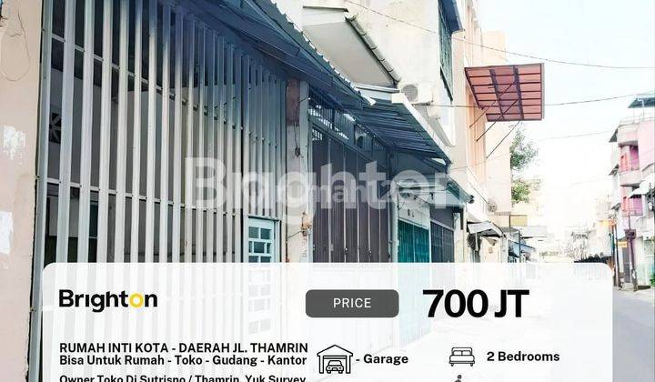 Rumah Petak Inti Kota Strategis Pinggir Jalan Harga Undermarket 1