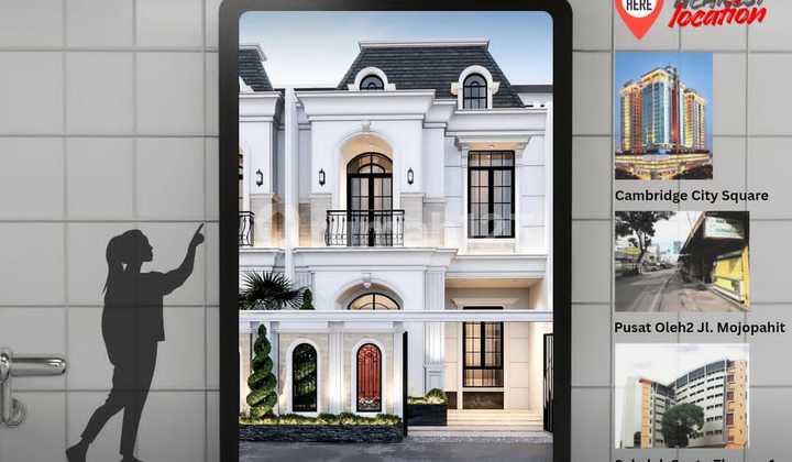 Villa Posisi Hook Daerah Cambridge S.Parman Kondisi Kosong 