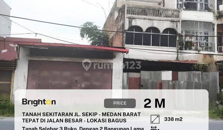 2 Bangunan Lama Dihitung Jual Tanah Daerah Jalan Sekip  1