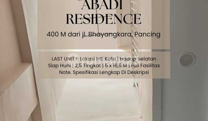 Last Unit !! Townhouse Baru Abadi Residence Jl.Abadi  Inti kota