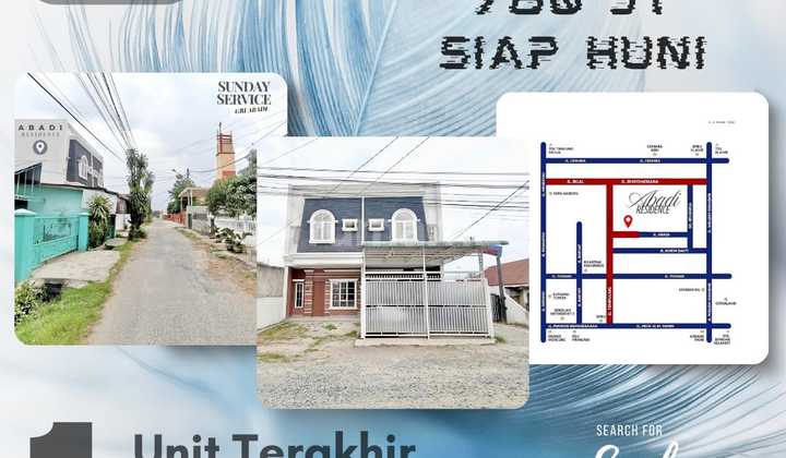 Town House Baru American Classic Abadi Residence Jl.abadi 2,5 Tkt