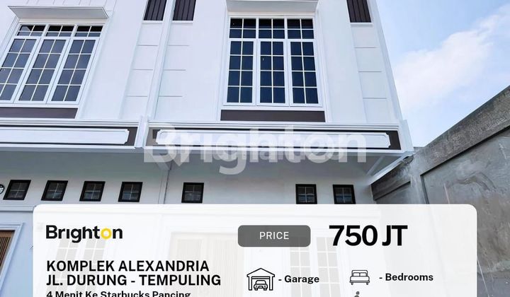 Komplek Alexandria Jalan Durung Tempuling Lebar 5 M Posisi Sudut Komplek Alexandria Jalan Durung Tempuling Lebar 5 M Posisi Sudut